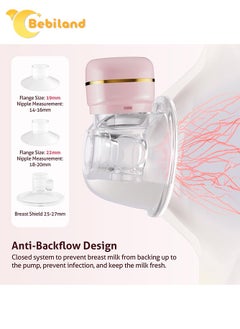 2Pcs Electric Breast Pump with 10 Milk Storage Bag, Hands-Free Breastfeeding Pump with 3 Modes, 9 Levels, LCD Display, Low Noise Milk Extractor (Pink) - pzsku/Z347CCD17BD06061EBA2EZ/45/_/1713165694/d4195fc5-d00a-449d-ac0a-6bb6bb193ec8