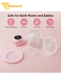 2Pcs Electric Breast Pump with 10 Milk Storage Bag, Hands-Free Breastfeeding Pump with 3 Modes, 9 Levels, LCD Display, Low Noise Milk Extractor (Pink) - pzsku/Z347CCD17BD06061EBA2EZ/45/_/1713165696/49f3684f-7cbe-42eb-9080-aae4f9146bbb