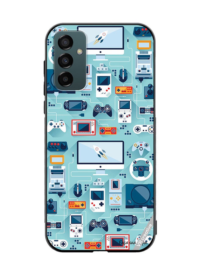 VR CREATIVE Protective Case Cover For Samsung Galaxy F23 Ps 5 Remote Controls Design Multicolour - Image 1