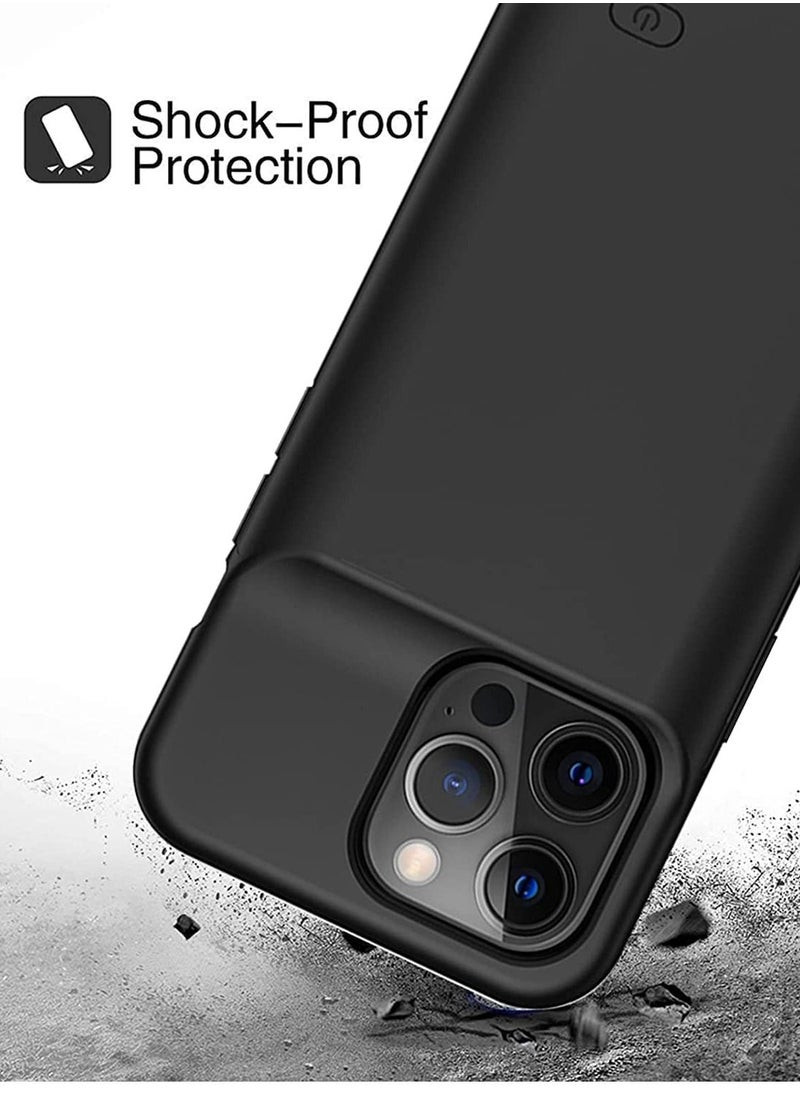 Phone Planet - Battery Case for iPhone 13, Portable Battery Pack, Rechargeable Smart Charger Case, External Battery Charging Case, Compatible with (iPhone 13 3500 Mah). - Image 1