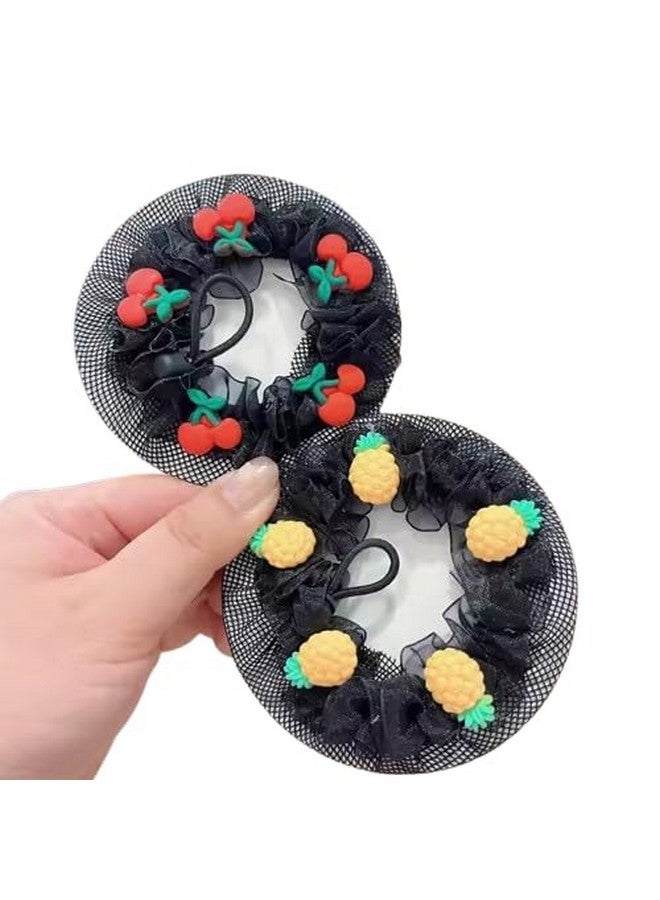 Plenteous Children's Ballet Hair Net Bun - Invisible Adjustable Mesh Hairnet for Girls & Women (multidesign) - Image 1