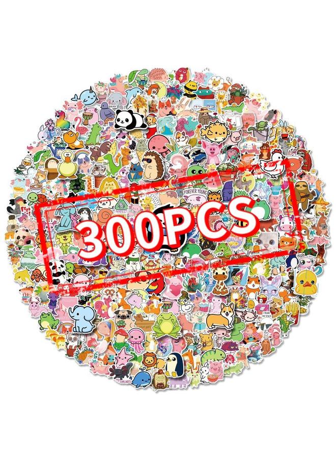 الأزرق جي دبليو 300 ملصق حيوان صغير كرتون جديد لطيف السمندل سلسلة الحيوانات الصغيرة - Image 3