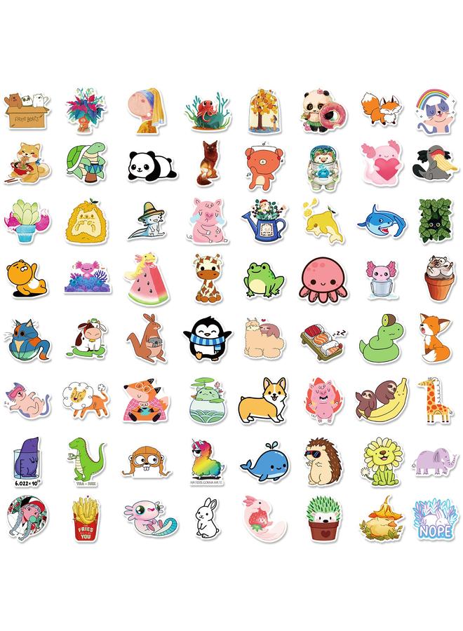 الأزرق جي دبليو 300 ملصق حيوان صغير كرتون جديد لطيف السمندل سلسلة الحيوانات الصغيرة - Image 5