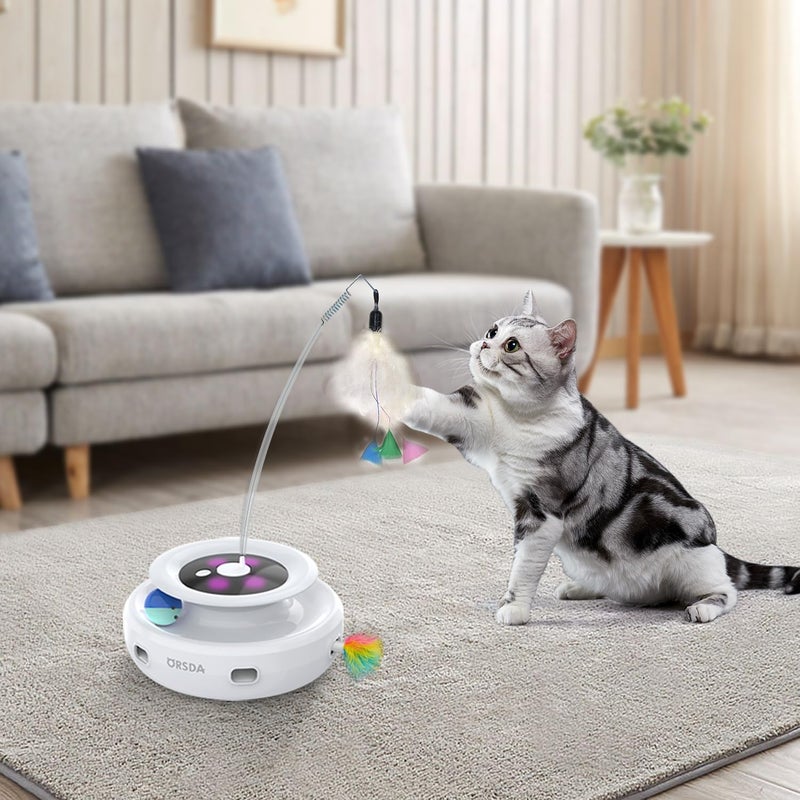 ORSDA 3in1 Interactive Cat Toys Replacement Attachments 7PCS Cat Teaser Toy Refills Cat Wand Attachments - Image 5