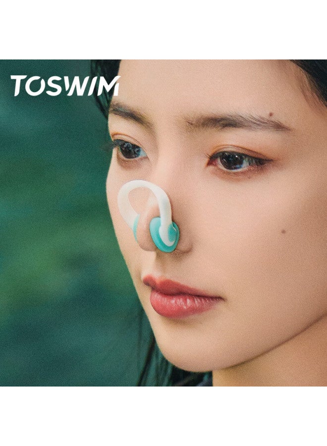 Toswim Swimming Nose Clip Professional Adult Diving Anti-choking Water-proof Anti-slip Nose Plug White Sand Shallow Beach - Image 1