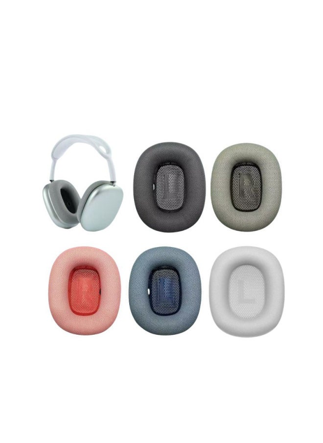 Generic - Suitable For Apple Airpods Max Headset Headset Original Equipped With Infinite Bluetooth Headset Noise Reduction Ear Cap-Color:Green [pair] [original Mesh Version] - Image 1