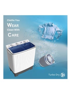 ICONA Icona 8.5 Kg Semi-Automatic Washing Machine – Twin Tub, Energy Efficient, Low Noise, Gentle Fabric Care, Durable Design – Model ILSWM-85HTT  - Image 2