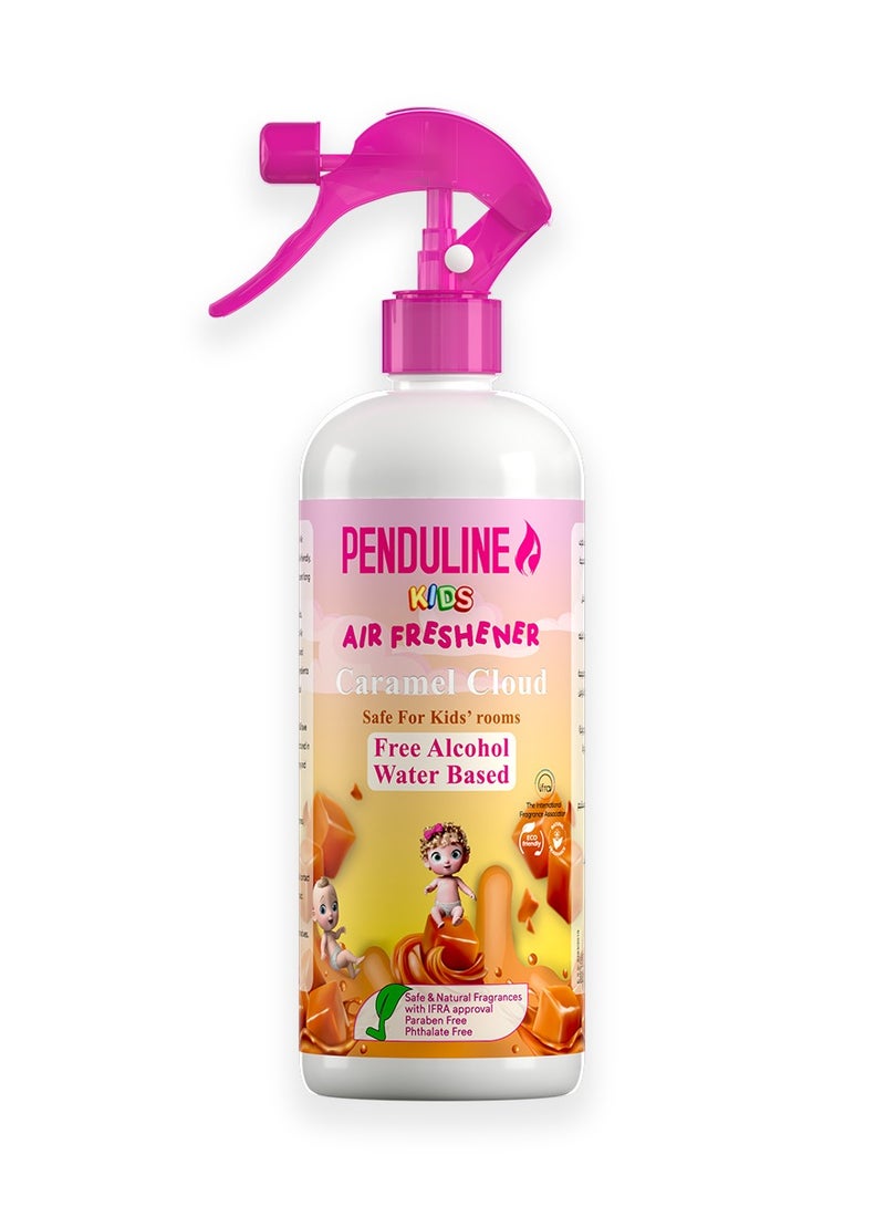 بندولين معطر جو للأطفال برائحة كراميل كلاود | خالٍ من الكحول | شهادة IFRA | آمن لجميع الأطفال | تركيبة مائية
