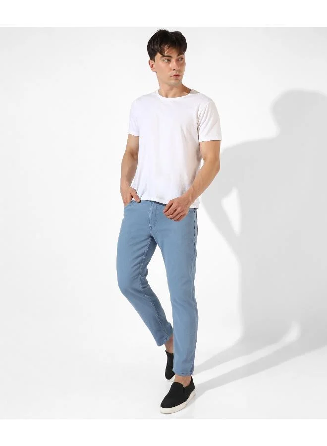 CAHOOT  Men's Classic Blue Regular Fit Denim Jeans for Men | Best Price UAE