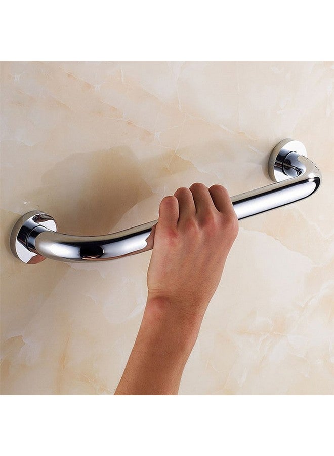 FORTUNE Stainless Steel Wall Mounted Grab Bar, Towel Bar, Bathtub Rails, Safety Hand Support Balance Handle Bars, Bathroom Accessories for Home, Hotel- Chrome Finish (8 Inch) (Pack of 1) - Image 2