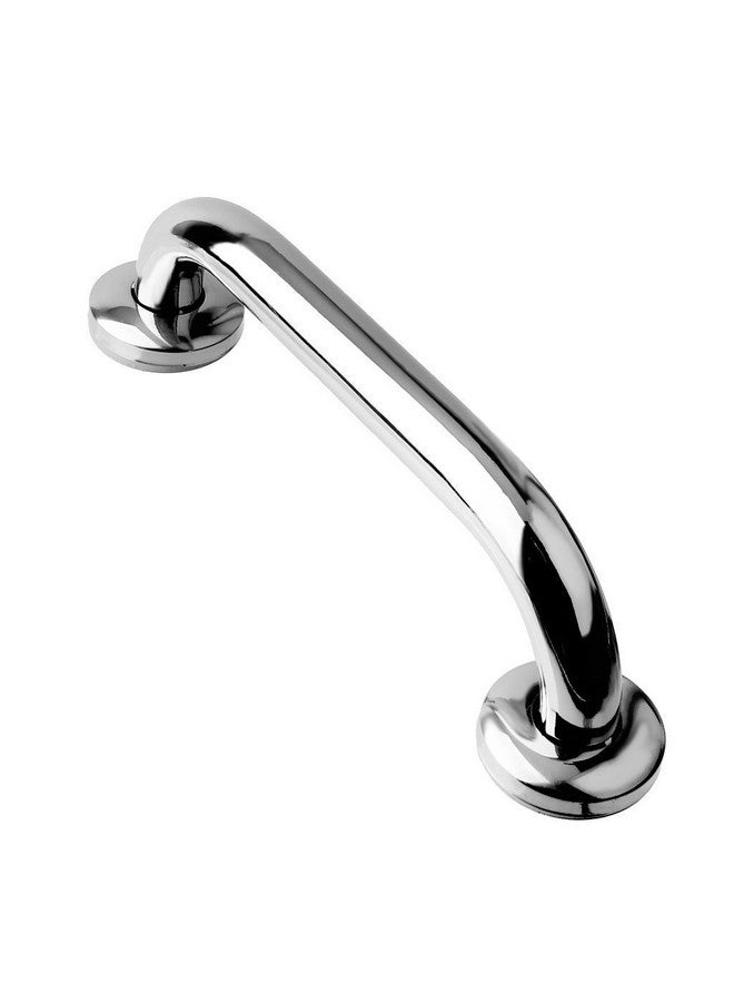 FORTUNE Stainless Steel Wall Mounted Grab Bar, Towel Bar, Bathtub Rails, Safety Hand Support Balance Handle Bars, Bathroom Accessories for Home, Hotel- Chrome Finish (8 Inch) (Pack of 1) - Image 1