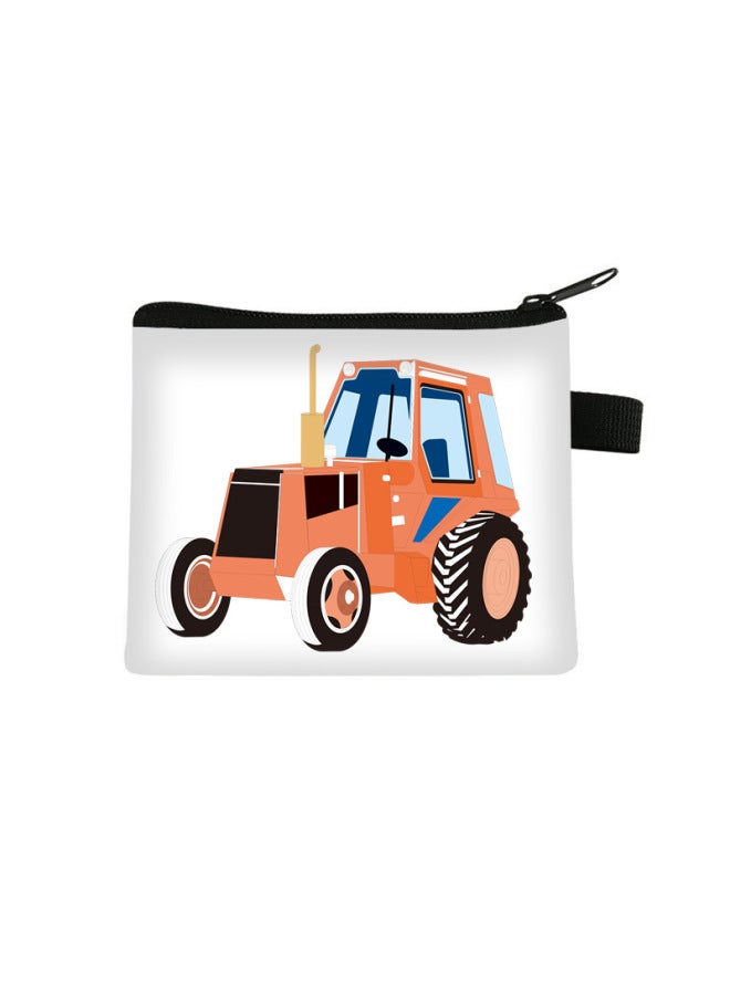 New Excavator Coin Purse Children's Mini Cartoon Storage Bag Student Large Capacity Casual Key Card Holder