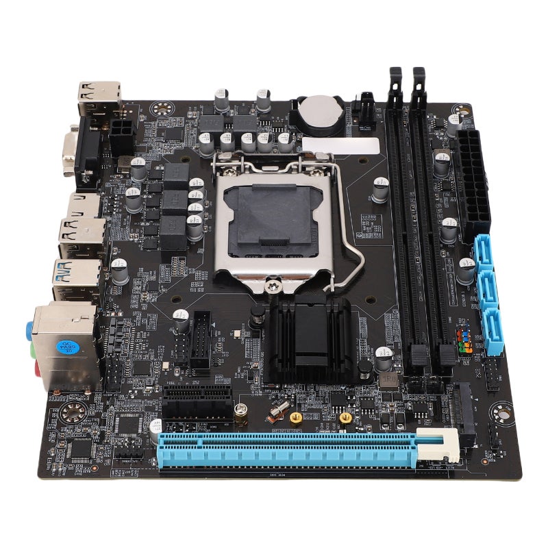 فوكس كون اللوحة الأم H110 مجموعة الشرائح LGA 1151 ATX لوحة أم للألعاب - دعم DDR4 حتى 32GB كحد أقصى ودعم M.2 NVME لوحة PCB بـ 8 طبقات للحاسوب المكتبي - Image 3