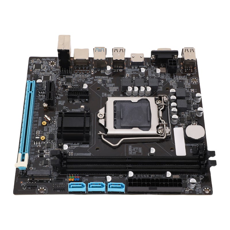فوكس كون اللوحة الأم H110 مجموعة الشرائح LGA 1151 ATX لوحة أم للألعاب - دعم DDR4 حتى 32GB كحد أقصى ودعم M.2 NVME لوحة PCB بـ 8 طبقات للحاسوب المكتبي - Image 5