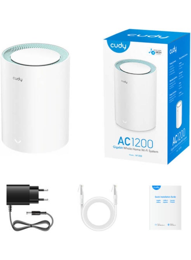 CUDY M1300 AC1200 GIGABIT MESH WI-FI SYSTEM, DUAL-BAND, 1 PACK, WI-FI ROUTER, ACCESS POINT & RANGE EXTENDER - Image 5