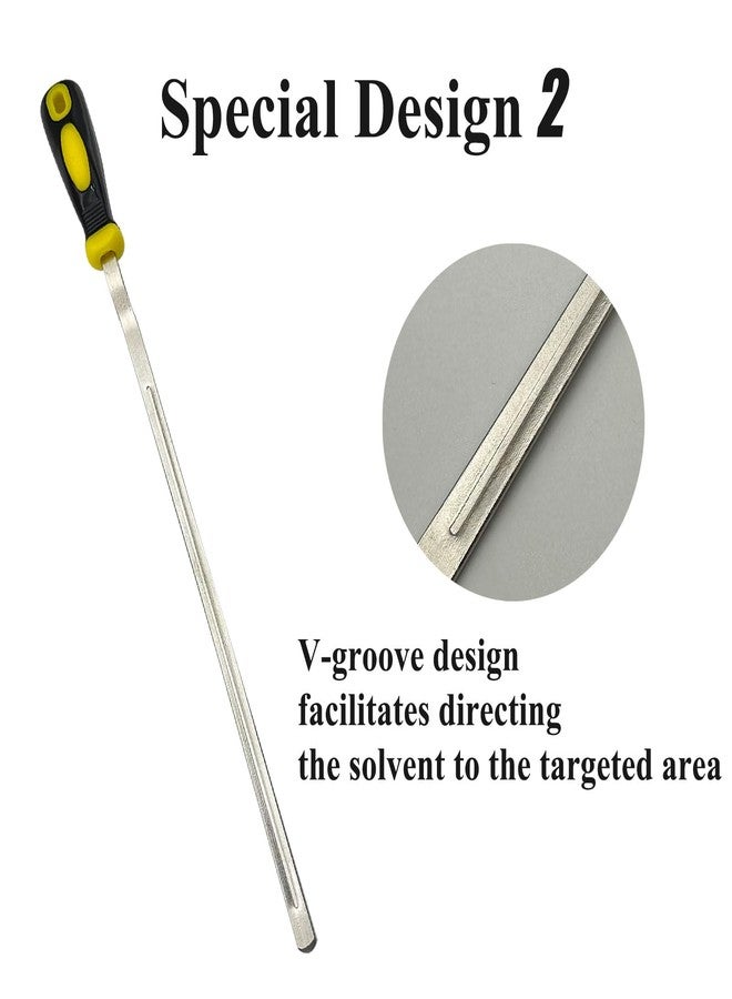 Ebrmeiwo V-Groove Golf Grip Removal Tool, 11" for Standard Length Swinging Grips, Grip Repair Tool - Image 4
