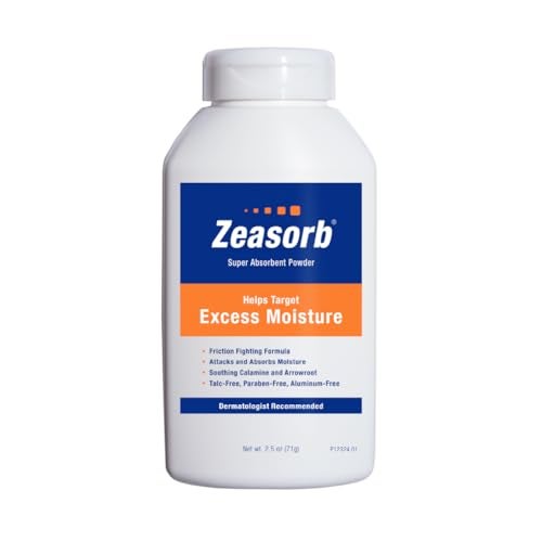 Zeasorb Excess Moisture Control Super Absorbent Foot Body Powder Dermatologist Recommended FrictionFighting Formula with Patented Odor Control Technology 25 oz bottle - Image 2