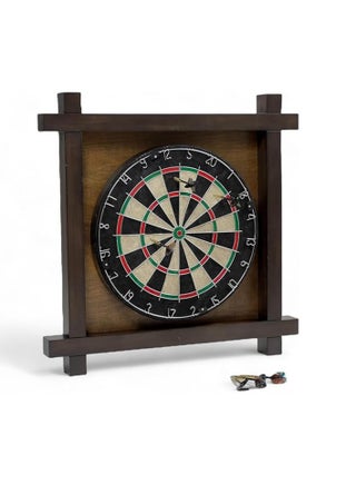 Professional Bristle Dartboard with Official Tournament Specifications, Dart Board Set Usable Dartboard with 6 Metal Tip Darts, Classic heritage Indoor Dart Board - pzsku/Z347DFB7546A2356D8FDCZ/45/_/1727976895/e6968da0-0286-498e-b17f-1c184c8756b5