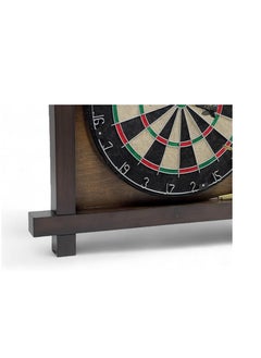 AL BADER Professional Bristle Dartboard with Official Tournament Specifications, Dart Board Set Usable Dartboard with 6 Metal Tip Darts, Classic heritage Indoor Dart Board  - Image 4