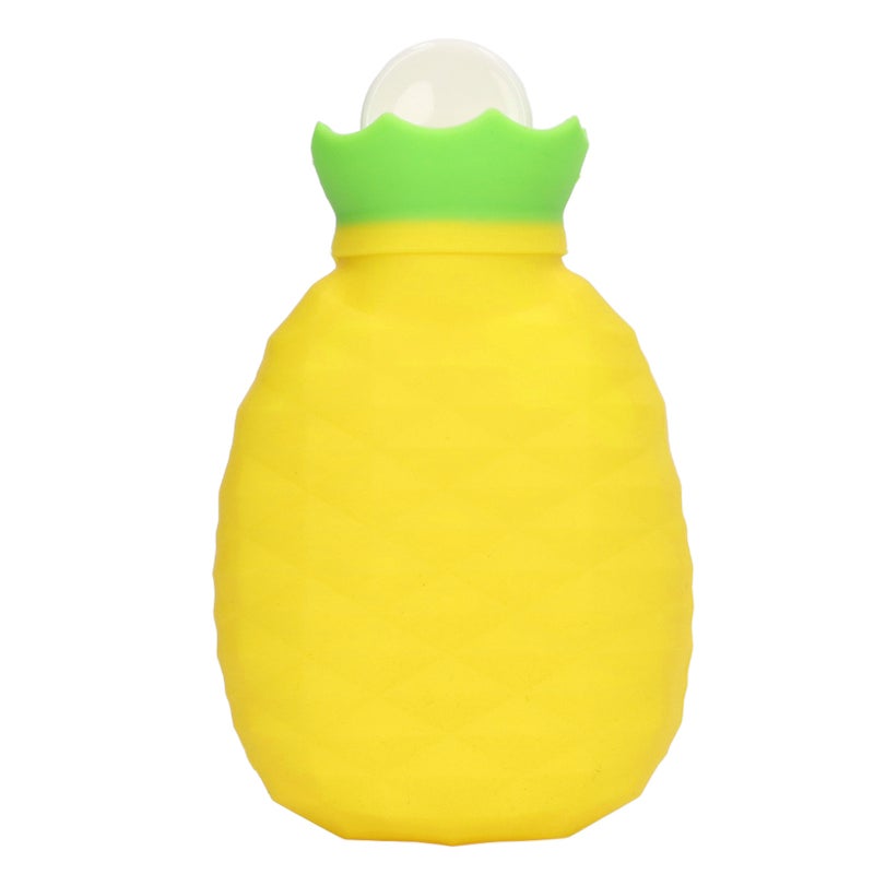 Hot Water Pouch Pineapple Shaped Silicone Explosion Proof Heat Preservation Hot Water Bag - Image 1
