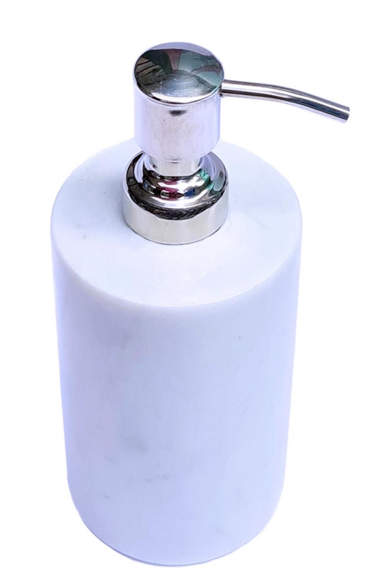 Patharwala Marble Durable Handwash Soap Dispenser for Bathroom Accessories Bath Set Made by 100% Natural Marble Stone - Image 2