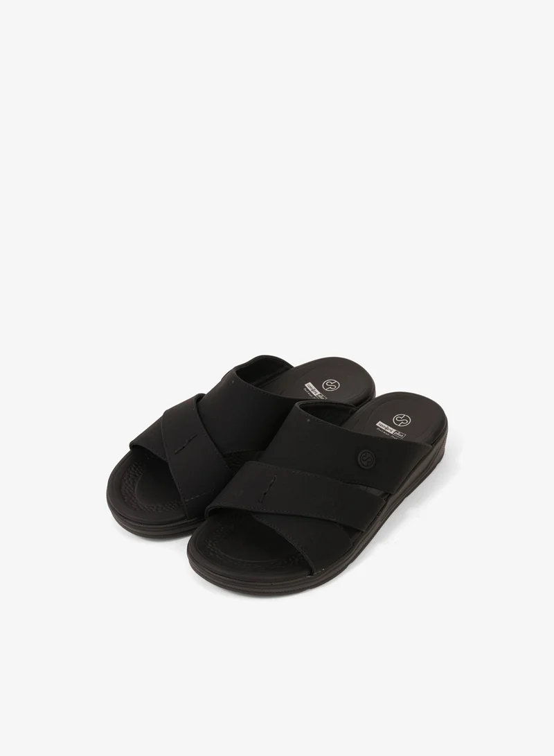 Comfort Plus  COMFORT PLUS BOYS COMFORT ARABIC SANDALS BLACK for Kids | Best Price UAE