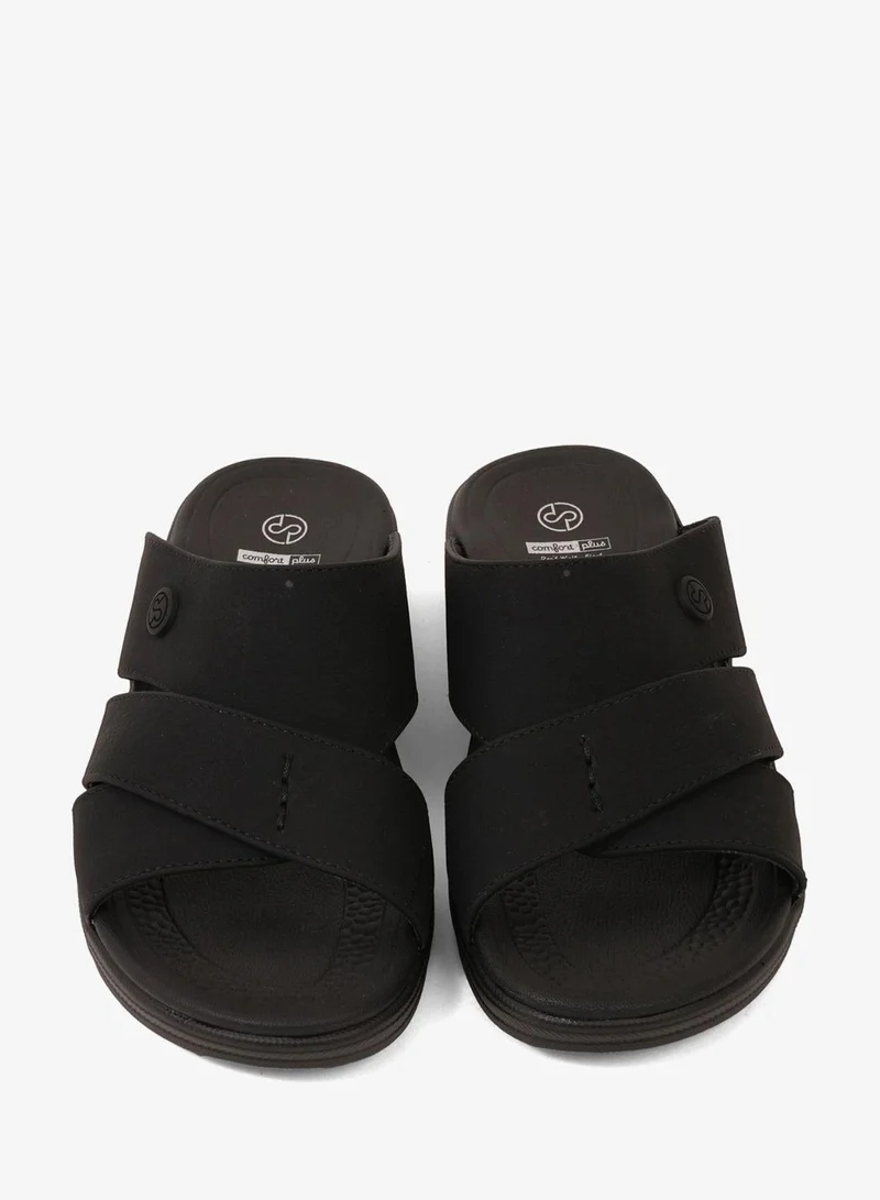 Comfort Plus  COMFORT PLUS BOYS COMFORT ARABIC SANDALS BLACK for Kids | Best Price UAE
