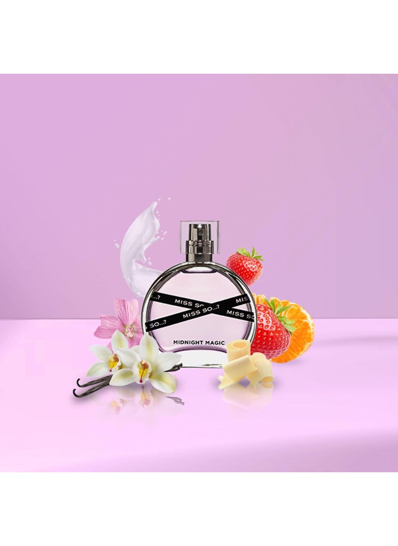 So..? So Midnight Magic  Vegan CrueltyFree Vanilla Perfume for Women  Womens Perfume with Long Lasting Scent  Recyclable Bottle  17 oz EDP Spray  - Image 3