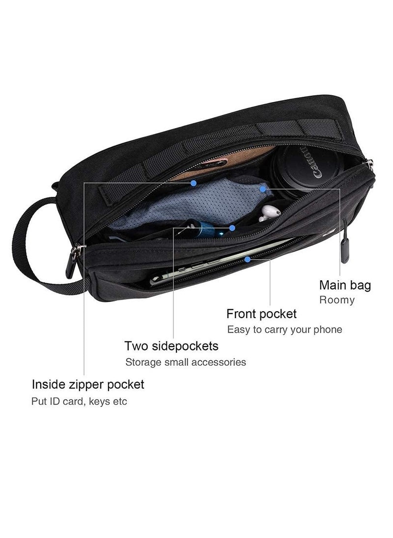 SYOSI - Bike Handlebar Bag, Multifunctional Waterproof Mountain Crossbar Front Bag Road Basket Bicycle Frame Waist Shoulder Professional Cycling Accessories - Image 1