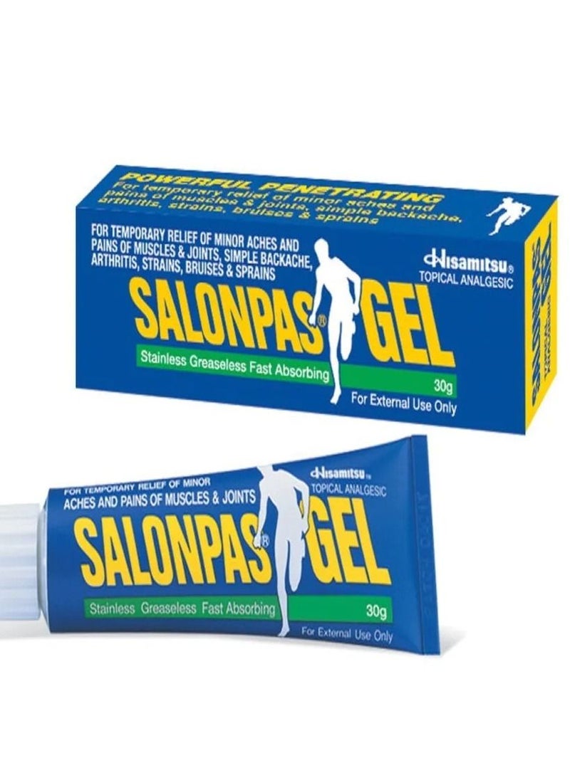 Salonpas Pain Relief Gel Blue 30g  - Image 5