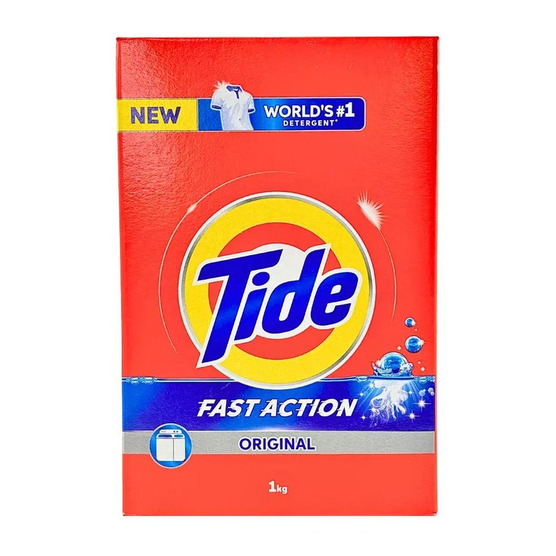 Tide Fast Action Original Laundry Detergent Powder- 1kg - Image 1