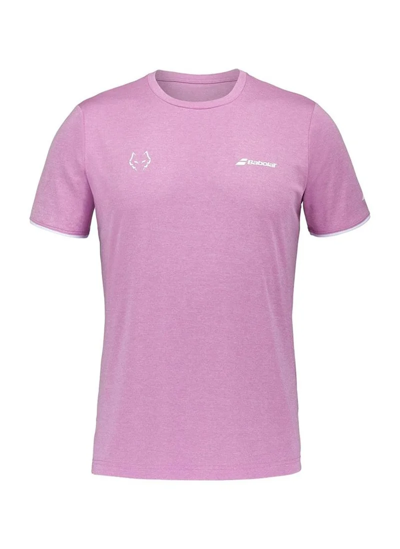 بابولات Babolat Padel Crew Neck Tee Lebron-6Ms25011-5066, Color - Pink, (French Brand)