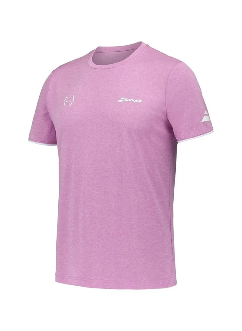 بابولات Babolat Padel Crew Neck Tee Lebron-6Ms25011-5066, Color - Pink, (French Brand)