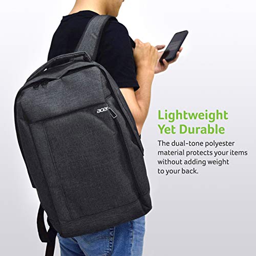 Acer Travel Backpack, Gray, 15.6-inch - Image 3