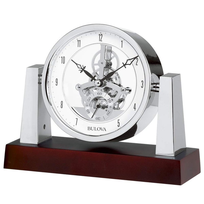 Bulova Bulova B7520 Largo Clock Dark Mahogany Finish 