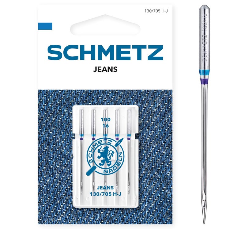 Schmetz إبر ماكينة الجينز والدينيم - الحجم 16/100 5/عبوة - Image 4