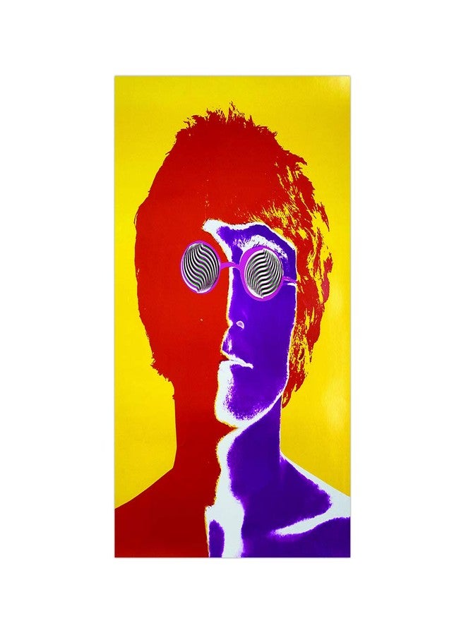 100Yellow® Cool Trippy Lights Digital Art Print Poster For Hostel Room, Boys Room, Door For Boys | Thick 300GSM Paper |12x18 inches, Multicolor | Unframed - Image 1