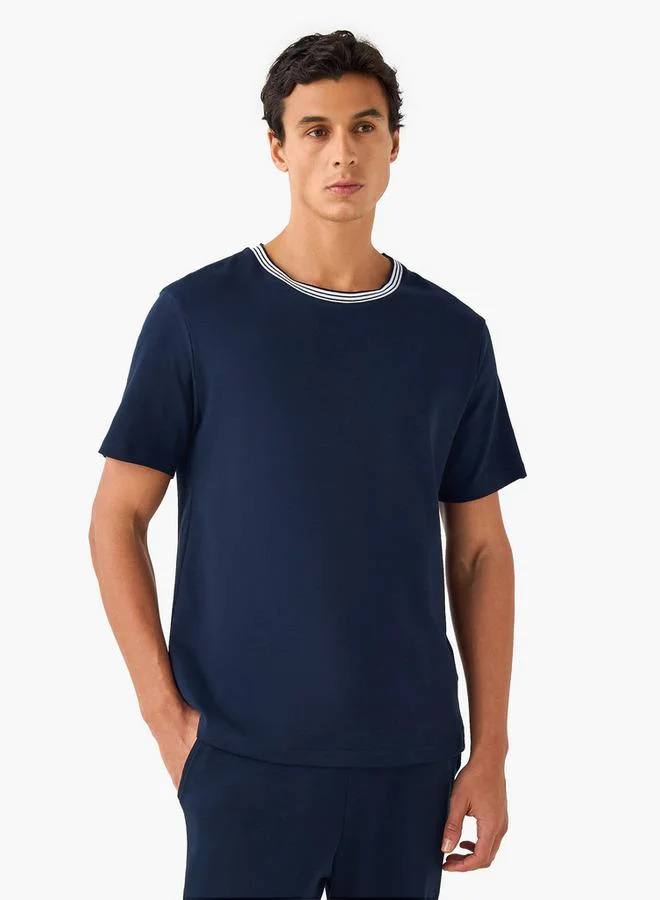 سبلاش فيڤ Striped Neck Pyjama Set