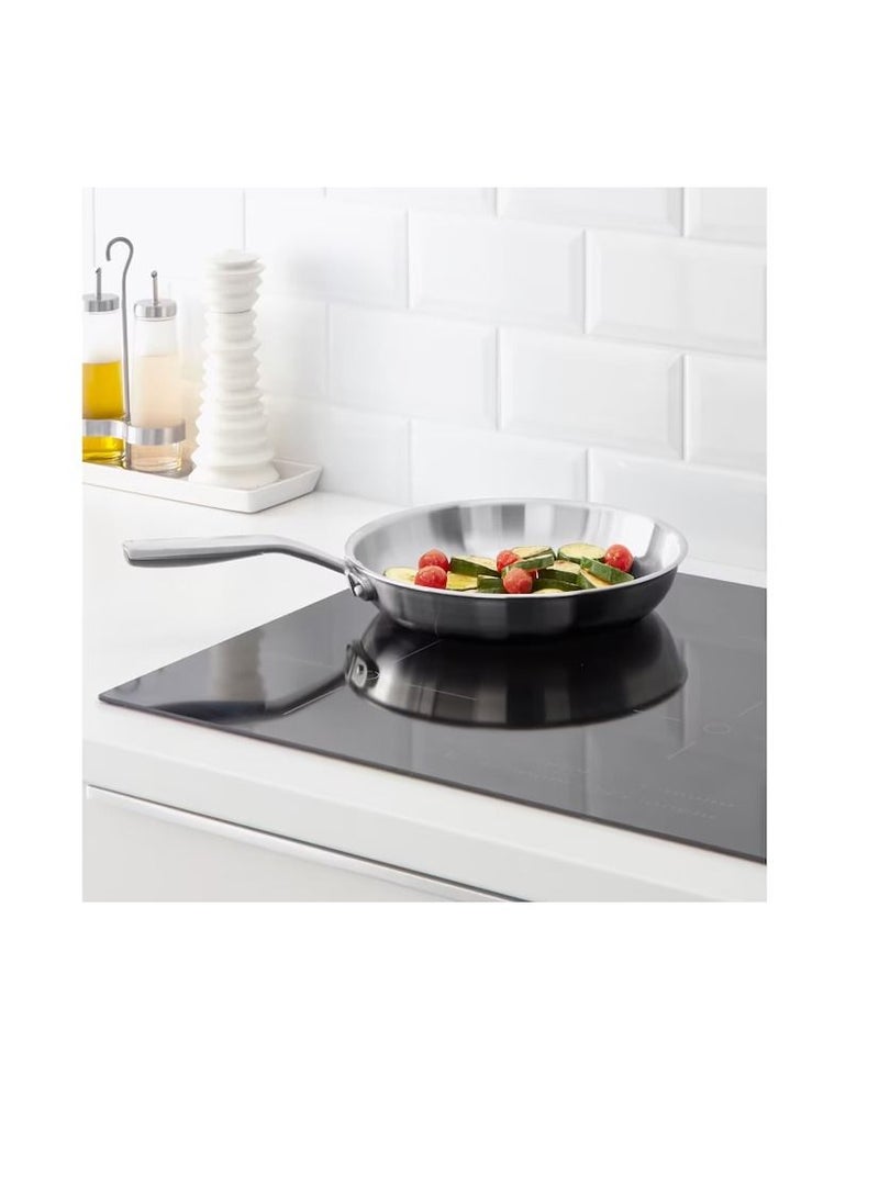 مقلاة ستانلس ستيل / رمادي 28 سم - Image 2