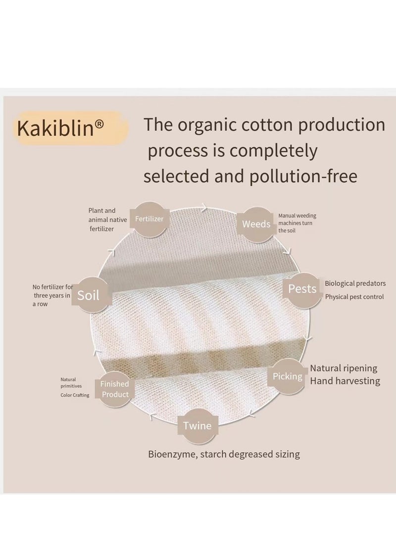 KAKIBLIN 1 Pair Of Baby Organic Cotton Socks Rattles - Image 5