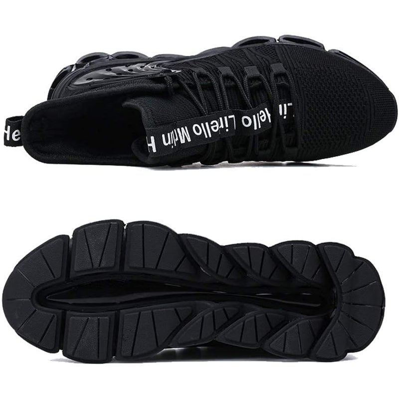 Hello MrLin Men's Running Shoes Non Slip Athletic Tennis Walking Blade Type Sneakers Hip - Image 5
