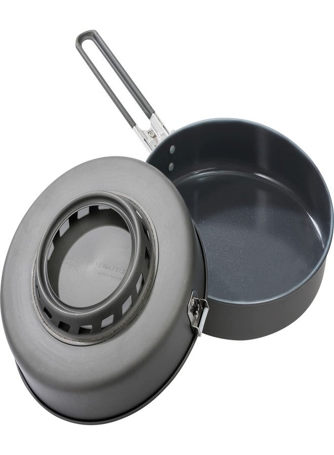 إم اس أر مقلاة التخييم والرحلات MSR WindBurner المصنوعة من السيراميك غير اللاصق مقاس 8 بوصات - Image 1