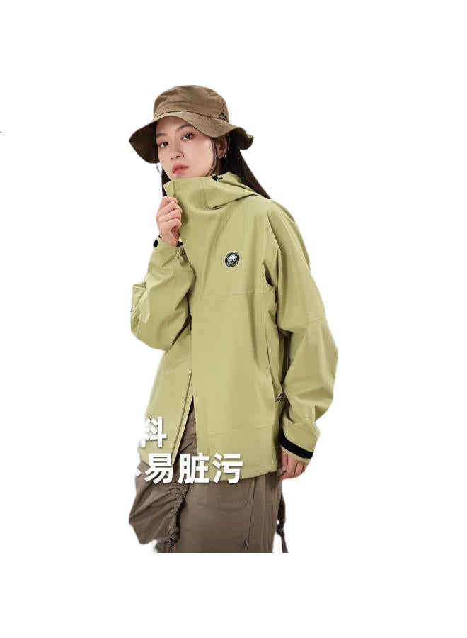 Panda Camel Series Outdoor Assault Jacket Men And Women Single-Layer Storm-Proof Mountaineering Jacket Outerwear Violet S - Image 2