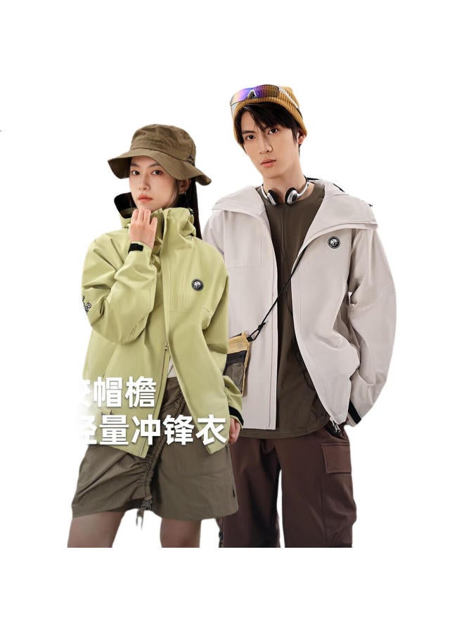 Panda Camel Series Outdoor Assault Jacket Men And Women Single-Layer Storm-Proof Mountaineering Jacket Outerwear Violet S - Image 1