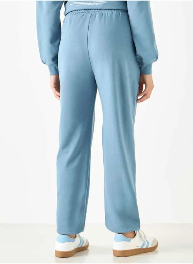 SP Characters Henri Edmond Cross Print Joggers with Drawstring Closure