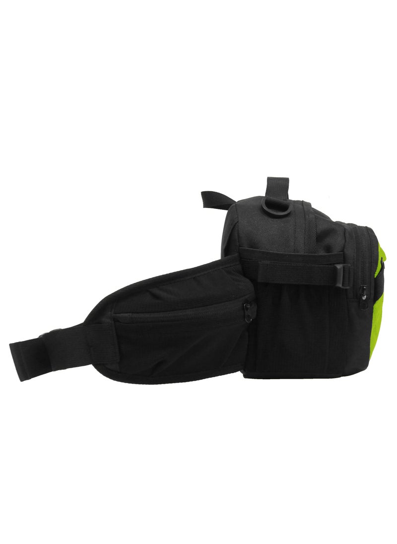 NATIONAL GEOGRAPHIC National Geographic DESTINATION Waist Bag Lime, Durable Water Resistant Polyester RFID Pocket Green Hip Bag/Belt Bag For Men Women Hiking Trekking Camping Outdoor Travel  - Image 5