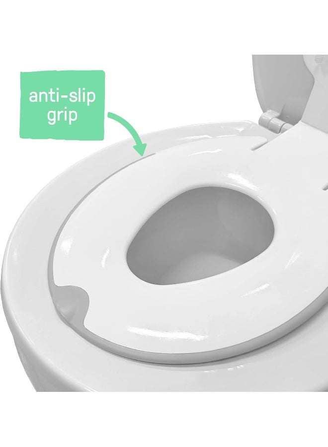 Ingenuity: ity من Ingenuity مقعد المرحاض القابل للطي والجلوس 2 حزمة (أبيض) - Image 5