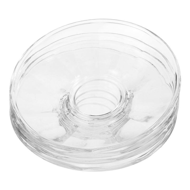 Small Glass Serving Plates 4 Pieces for Fruit Snack Appetizer Dessert Dishes - Image 2