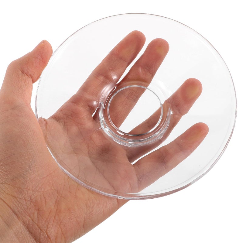 Small Glass Serving Plates 4 Pieces for Fruit Snack Appetizer Dessert Dishes - Image 5