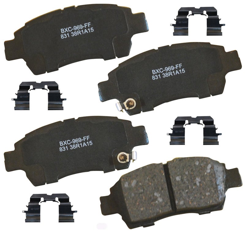 Bendix Premium SBC831 Ceramic Front Brake Pads for Toyota Echo 2000 - Image 5